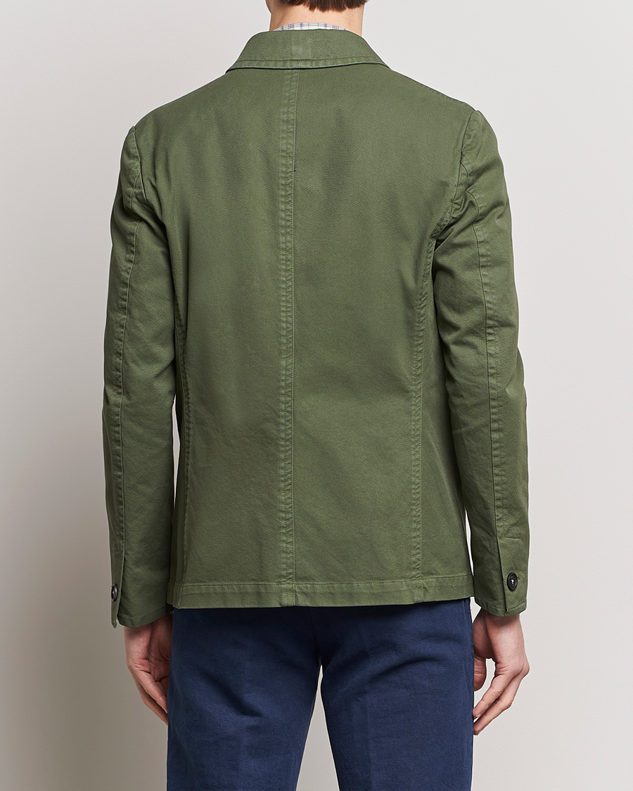 Mies | Takit | Massimo Alba | Solex Cotton Work Jacket Military Green