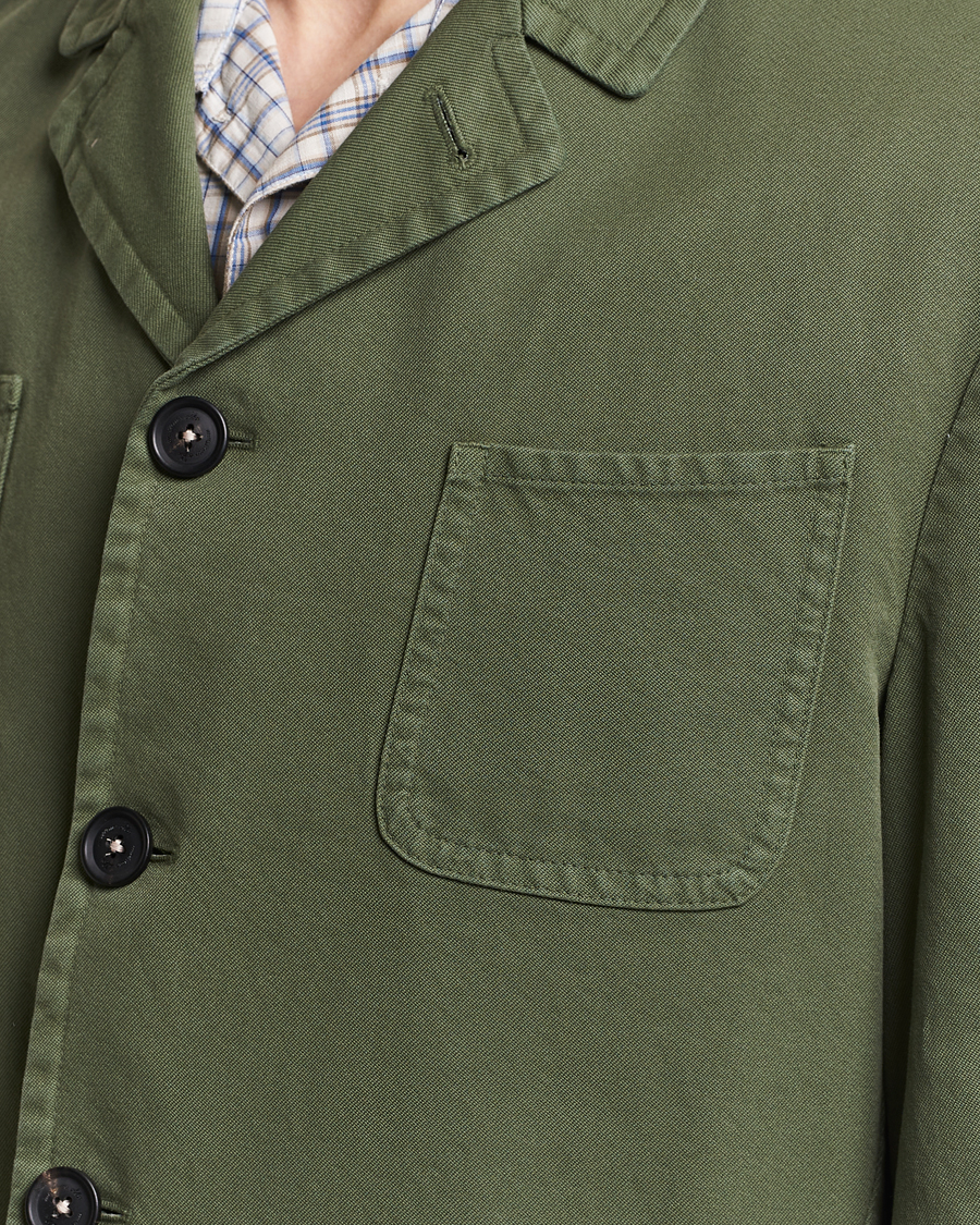 Mies | Takit | Massimo Alba | Solex Cotton Work Jacket Military Green