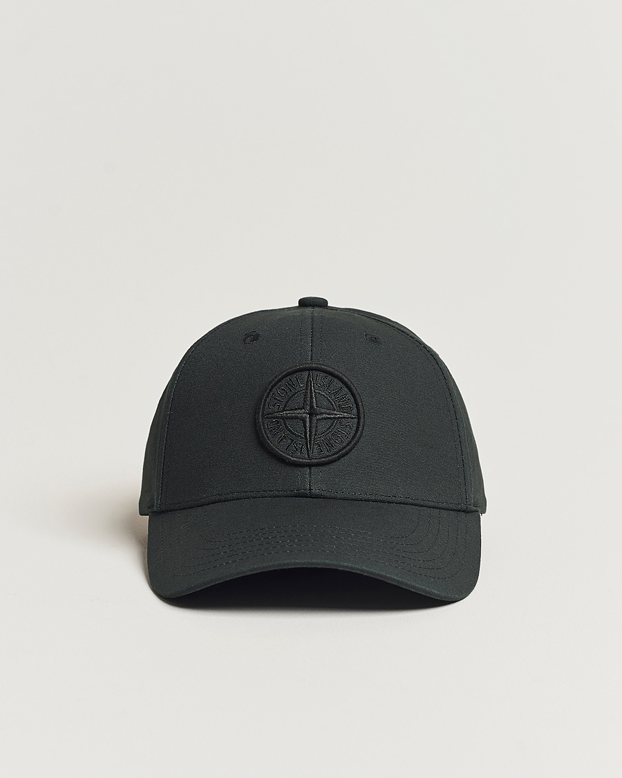 Mies | Stone Island Classic Cotton Cap Black | Stone Island | Classic Cotton Cap Black
