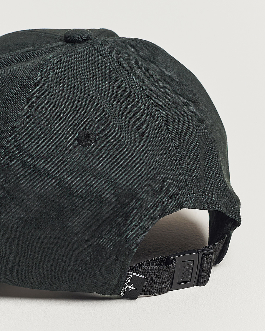 Mies | Stone Island Classic Cotton Cap Black | Stone Island | Classic Cotton Cap Black