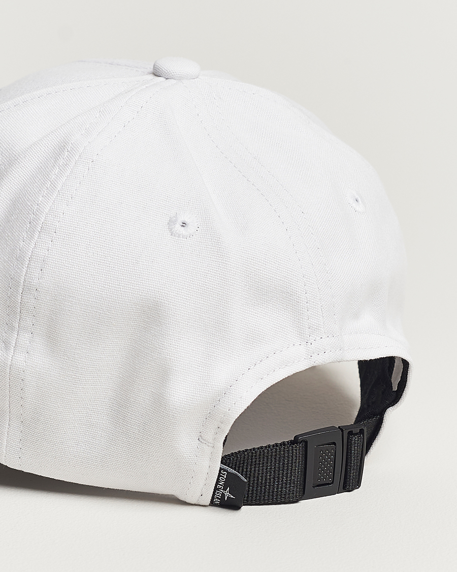 Mies | Stone Island Classic Cotton Cap White | Stone Island | Classic Cotton Cap White