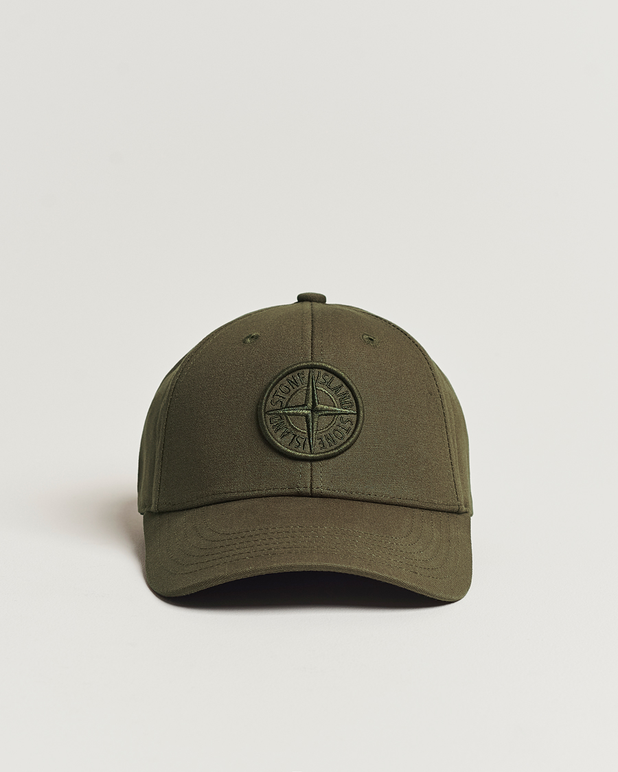 Mies | Stone Island Classic Cotton Cap Military Green | Stone Island | Classic Cotton Cap Military Green