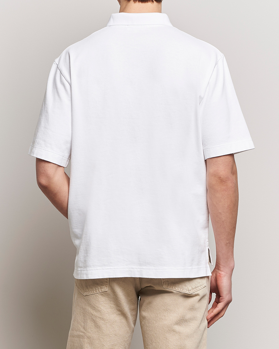 Mies | Pikeet | Stone Island | Marina Striped Cotton Poloshirt White