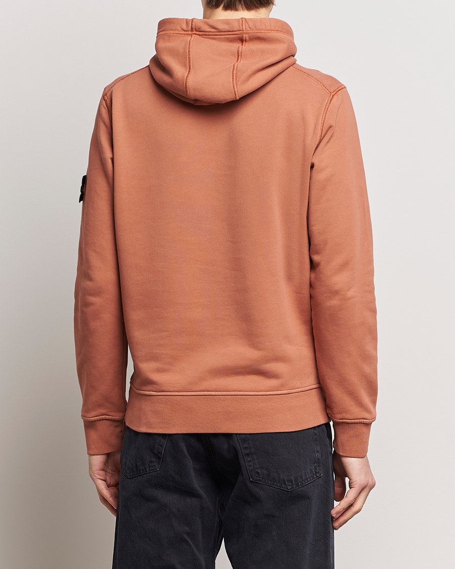 Mies | Puserot | Stone Island | Garment Dyed Cotton Fleece Hood Rust