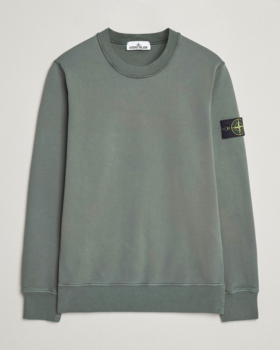 Mies | Collegepuserot | Stone Island | Garment Dyed Cotton Sweatshirt Musk