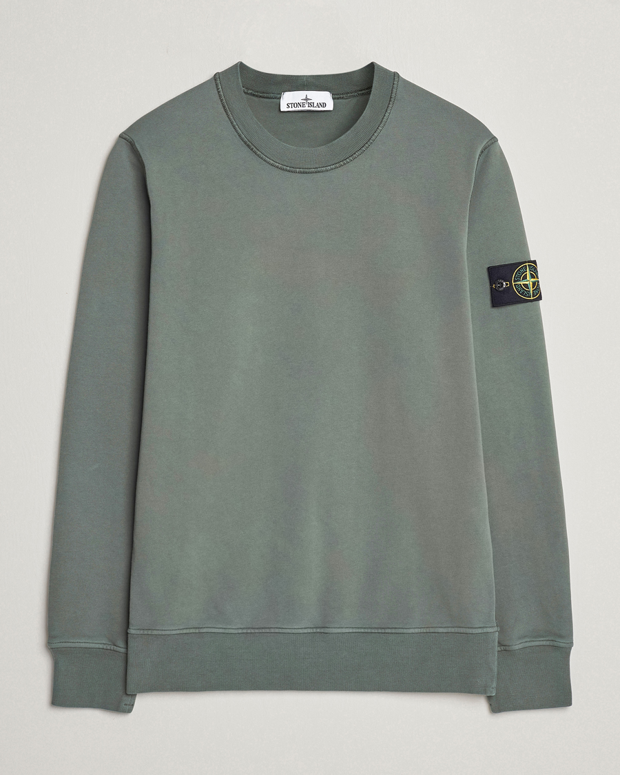 Mies | Puserot | Stone Island | Garment Dyed Cotton Sweatshirt Musk