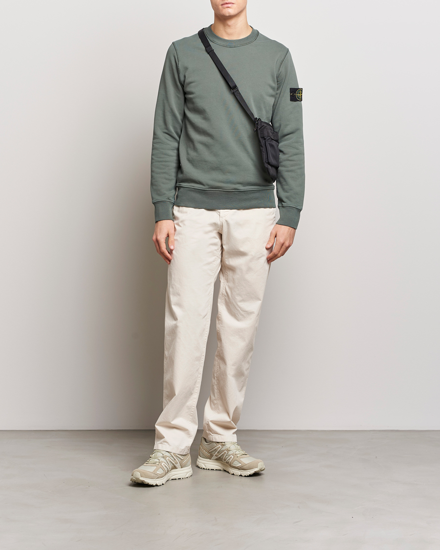 Mies | Puserot | Stone Island | Garment Dyed Cotton Sweatshirt Musk