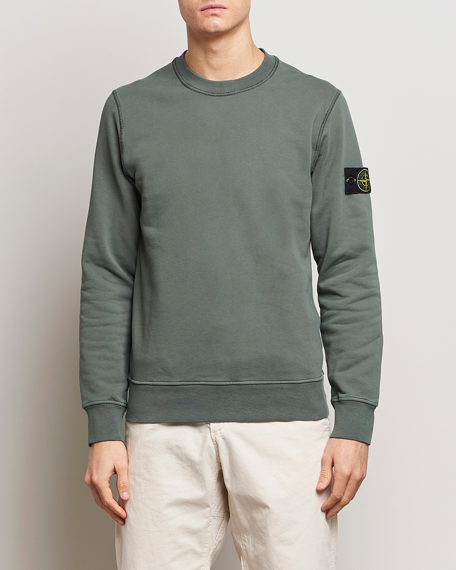 Mies | Puserot | Stone Island | Garment Dyed Cotton Sweatshirt Musk