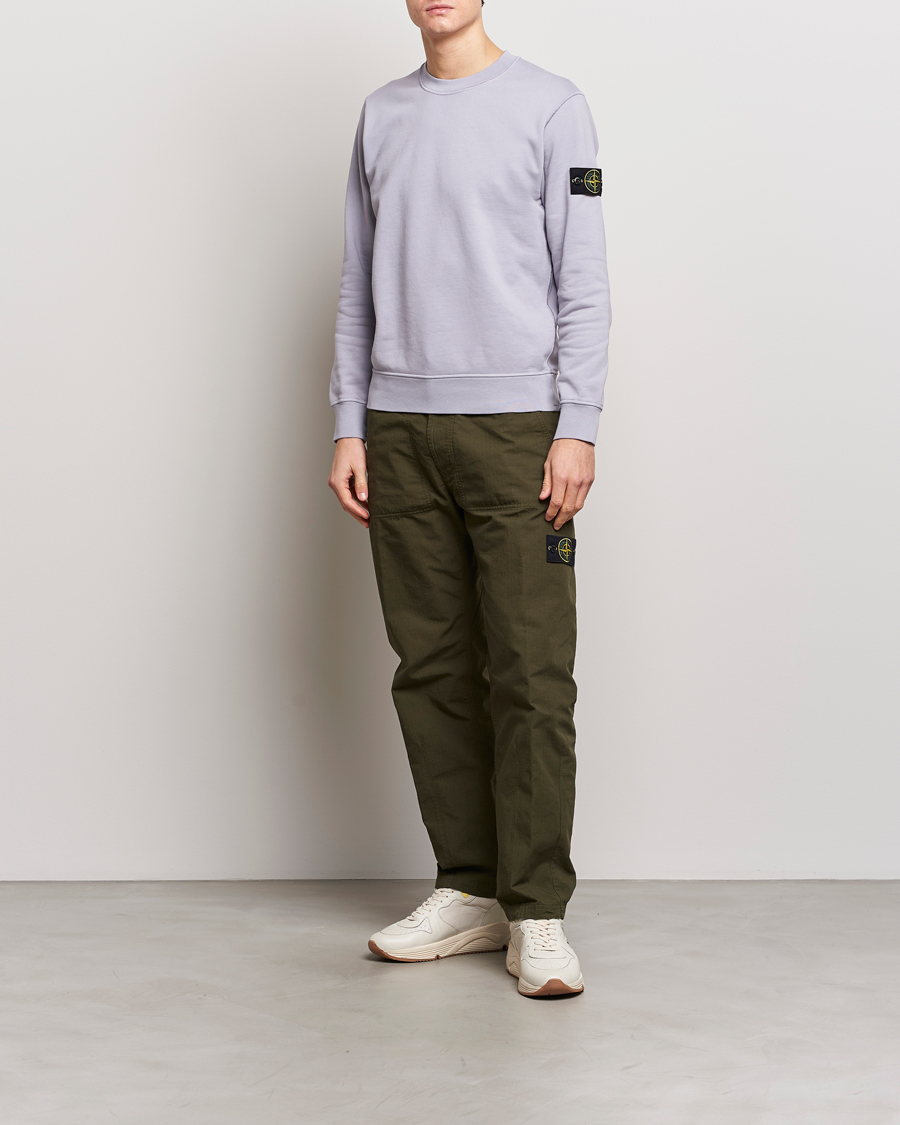 Mies | Puserot | Stone Island | Garment Dyed Cotton Sweatshirt Dust