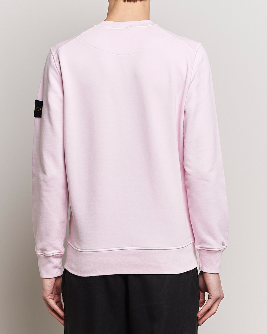 Mies | Puserot | Stone Island | Garment Dyed Cotton Sweatshirt Pink