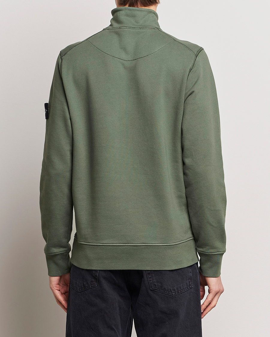 Mies | Puserot | Stone Island | Garment Dyed Cotton Half Zip Musk