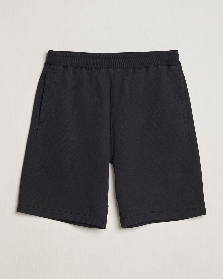 Mies | Shortsit | Stone Island | Heavy Cotton Fleece Sweatshorts Black