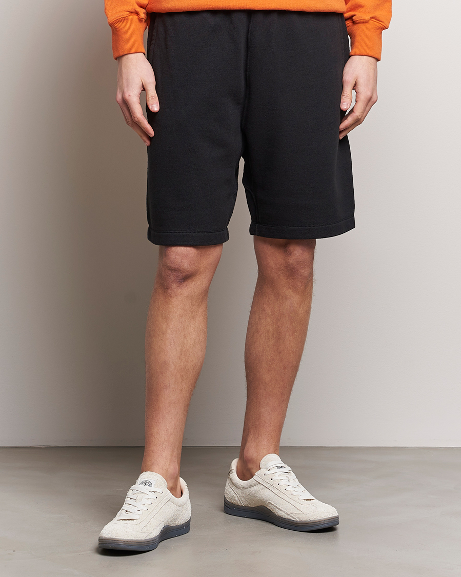 Mies | Shortsit | Stone Island | Heavy Cotton Fleece Sweatshorts Black