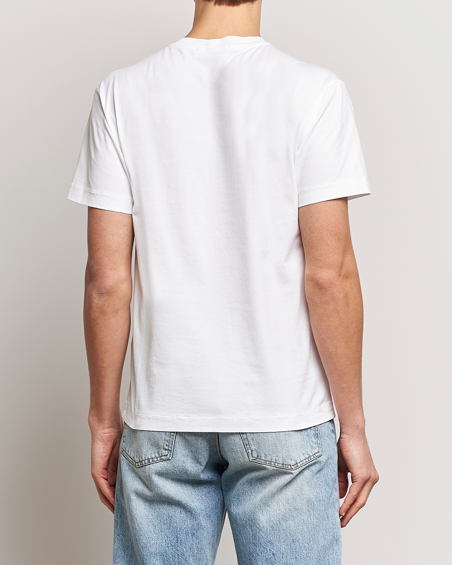 Mies | T-paidat | Stone Island | Garment Dyed Cotton Jersey T-Shirt White