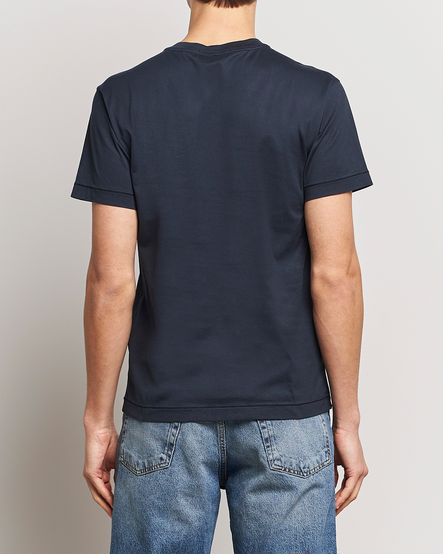 Mies | T-paidat | Stone Island | Garment Dyed Cotton Jersey T-Shirt Navy Blue
