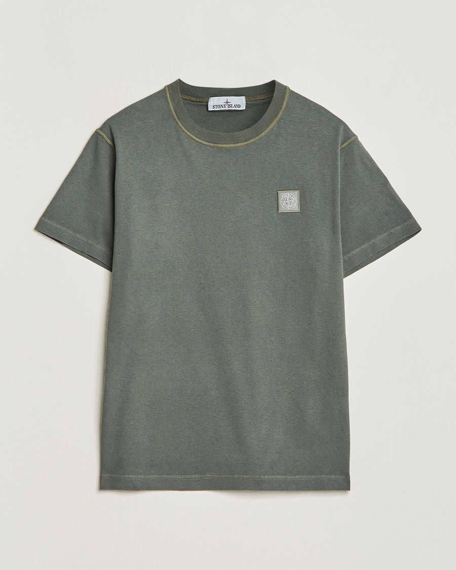 Mies | T-paidat | Stone Island | Organic Cotton Fissato Effect T-Shirt Musk