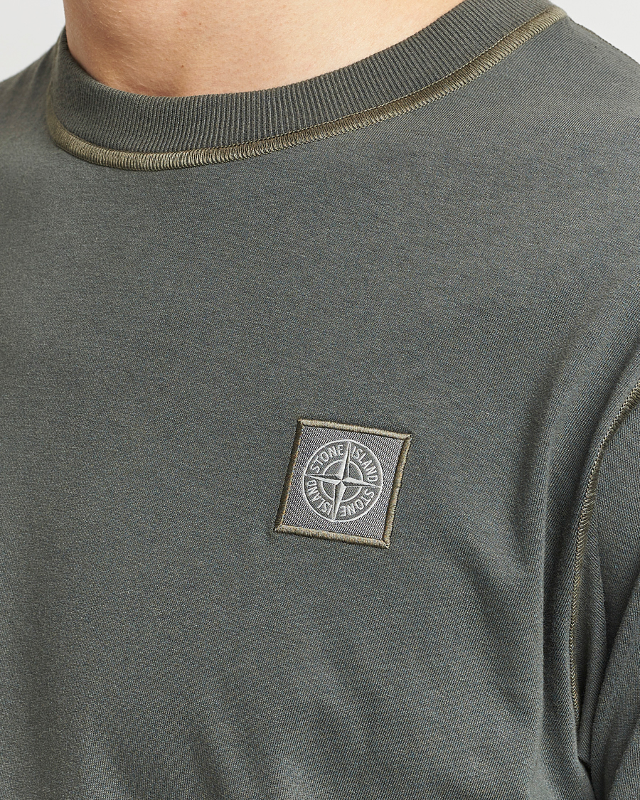 Mies | T-paidat | Stone Island | Organic Cotton Fissato Effect T-Shirt Musk
