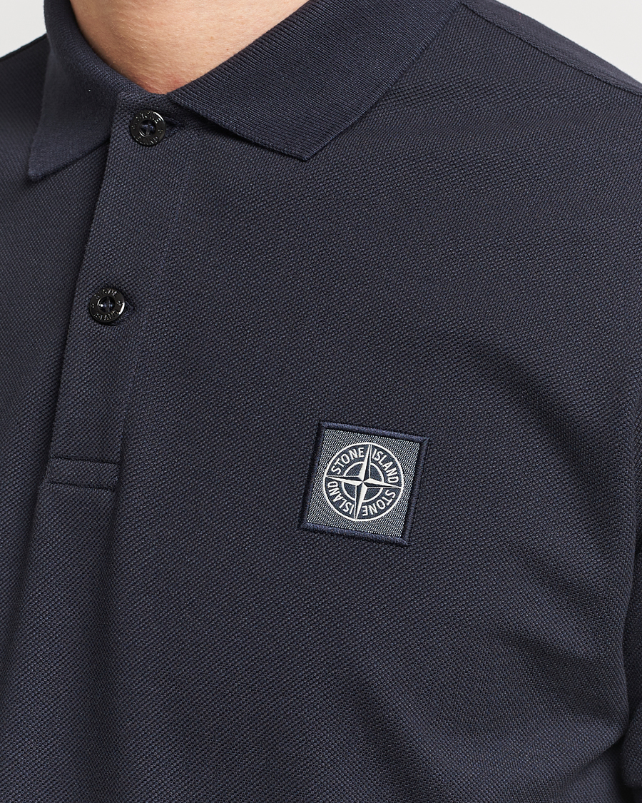 Mies | Pikeet | Stone Island | Organic Cotton Polo Navy Blue