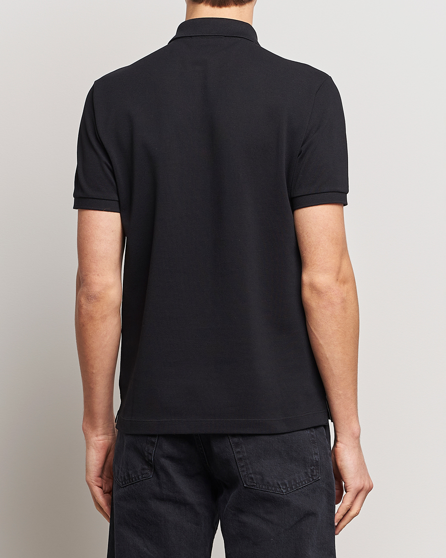 Mies | Pikeet | Stone Island | Organic Cotton Polo Black