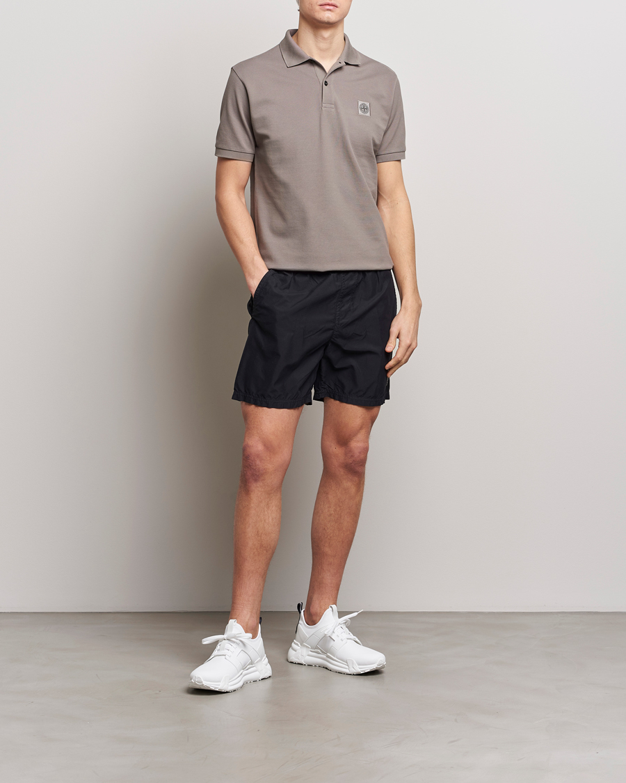 Mies | Pikeet | Stone Island | Organic Cotton Polo Dove Grey