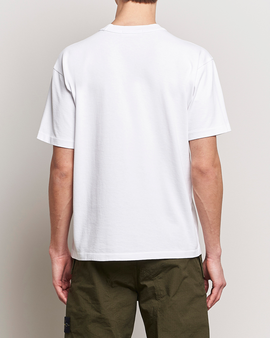 Mies | T-paidat | Stone Island | Cotton Jersey Small Logo T-Shirt White