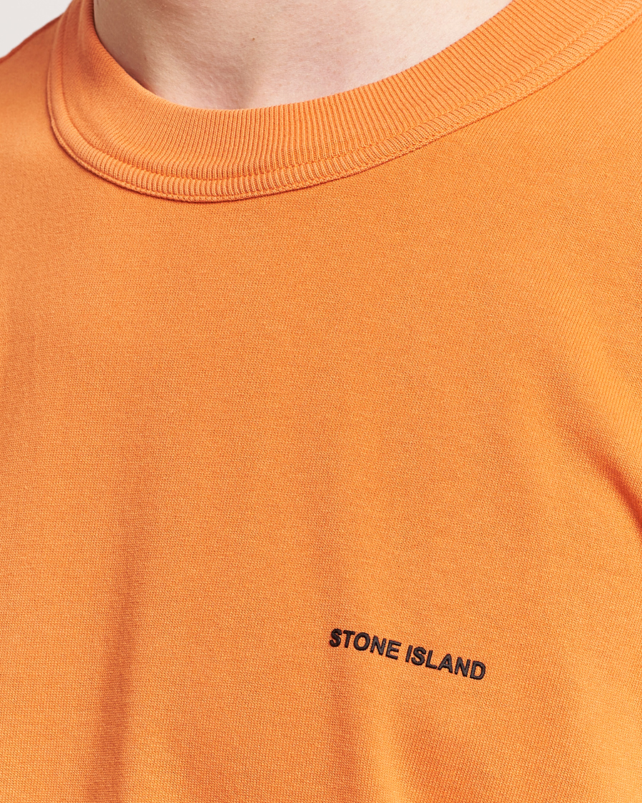 Mies | T-paidat | Stone Island | Cotton Jersey Small Logo T-Shirt Orange