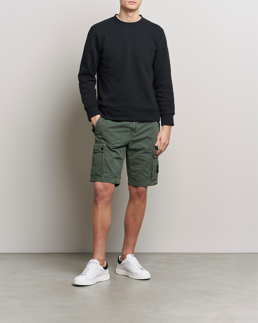 Mies | Shortsit | Stone Island | Brushed Cotton Canvas Cargo Shorts Musk