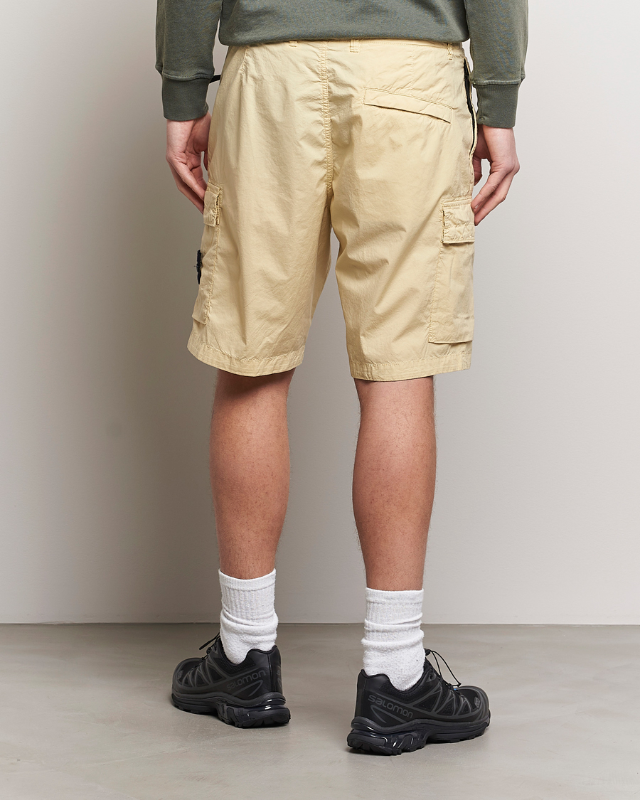 Mies | Shortsit | Stone Island | Stretch Cotton Tela Regular Fit Cargo Shorts Beige