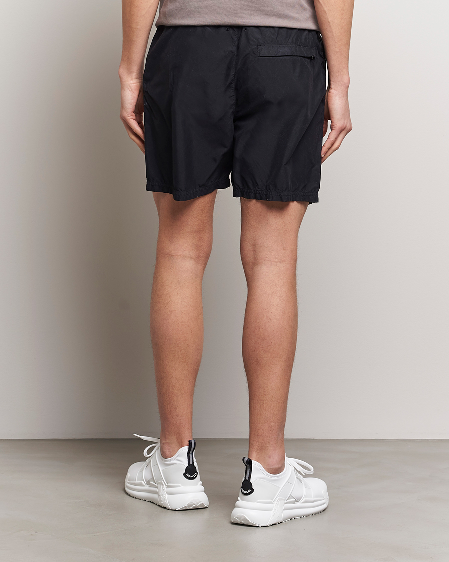 Mies | Uimahousut | Stone Island | Brushed Nylon Swimshorts Black