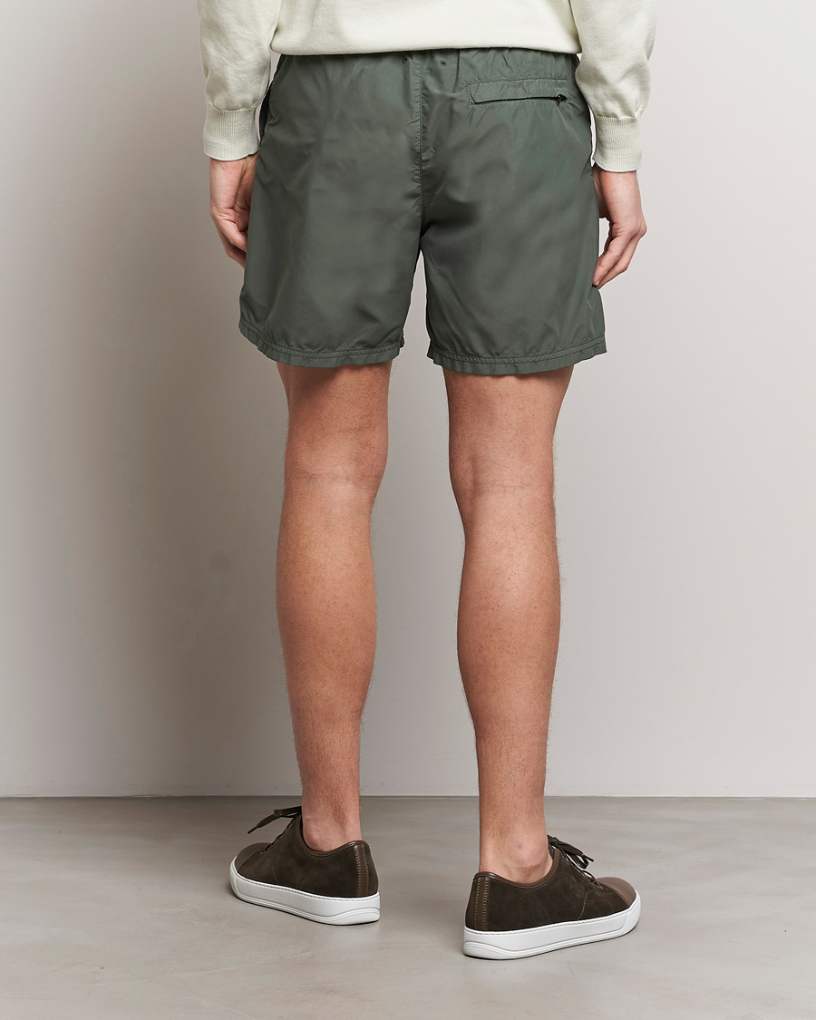 Mies | Uimahousut | Stone Island | Brushed Nylon Swimshorts Musk