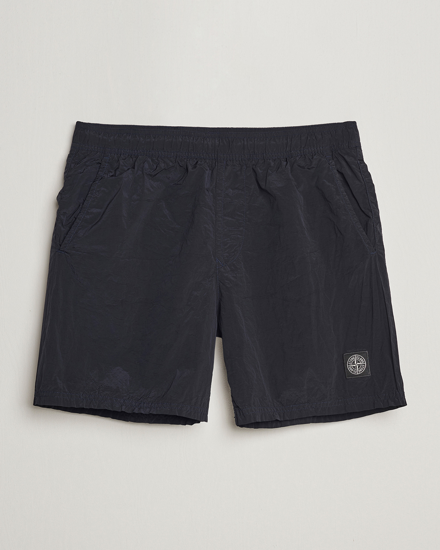 Mies | Uimahousut | Stone Island | Nylon Metal Econyl Swimshorts Navy Blue