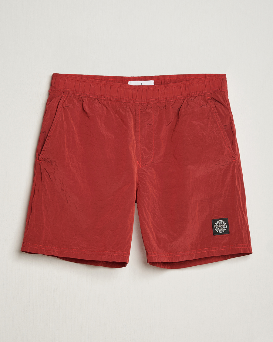 Mies | Uimahousut | Stone Island | Nylon Metal Econyl Swimshorts Red