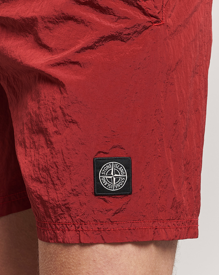 Mies | Uimahousut | Stone Island | Nylon Metal Econyl Swimshorts Red