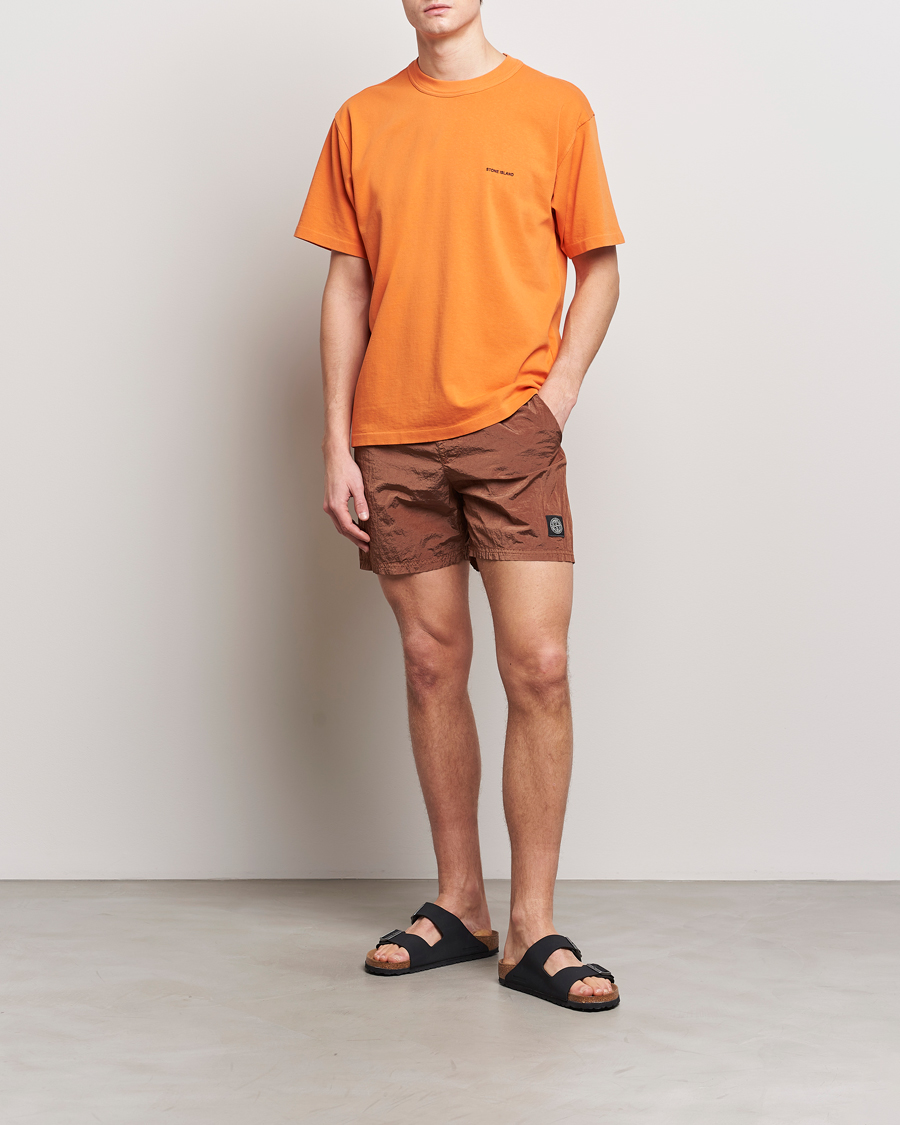 Mies | Uimahousut | Stone Island | Nylon Metal Econyl Swimshorts Rust
