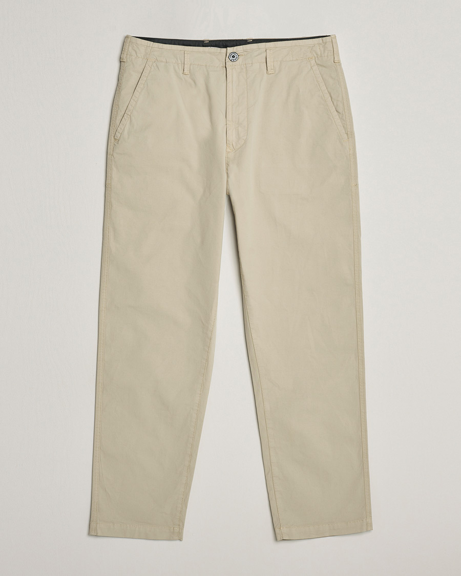 Mies | Housut | Stone Island | Supima Cotton Twill Stretch Pants Sand