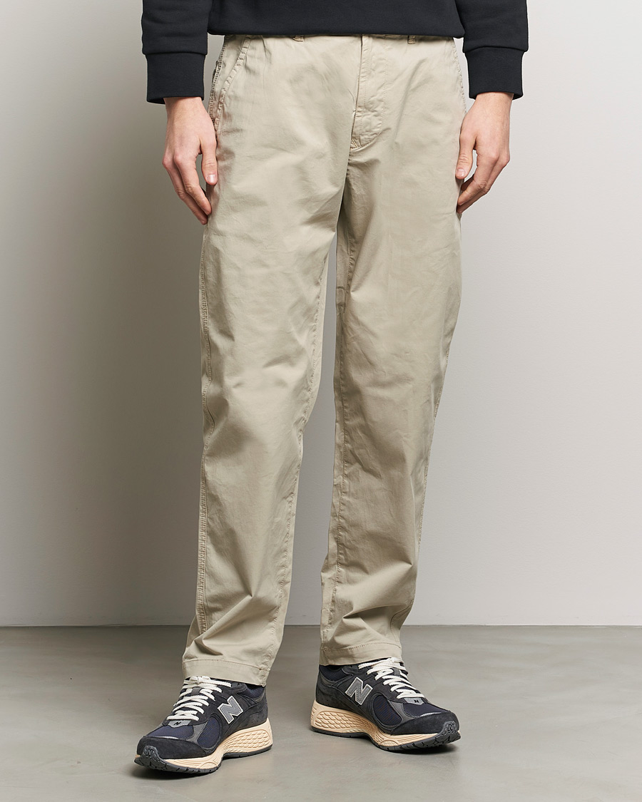 Mies | Housut | Stone Island | Supima Cotton Twill Stretch Pants Sand