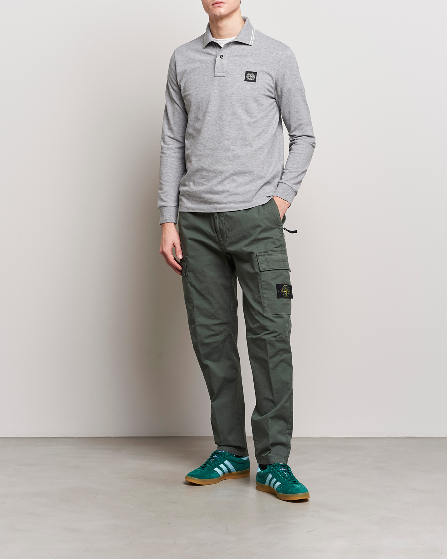 Mies | Housut | Stone Island | Tapered Supima Cotton Cargo Pants Musk