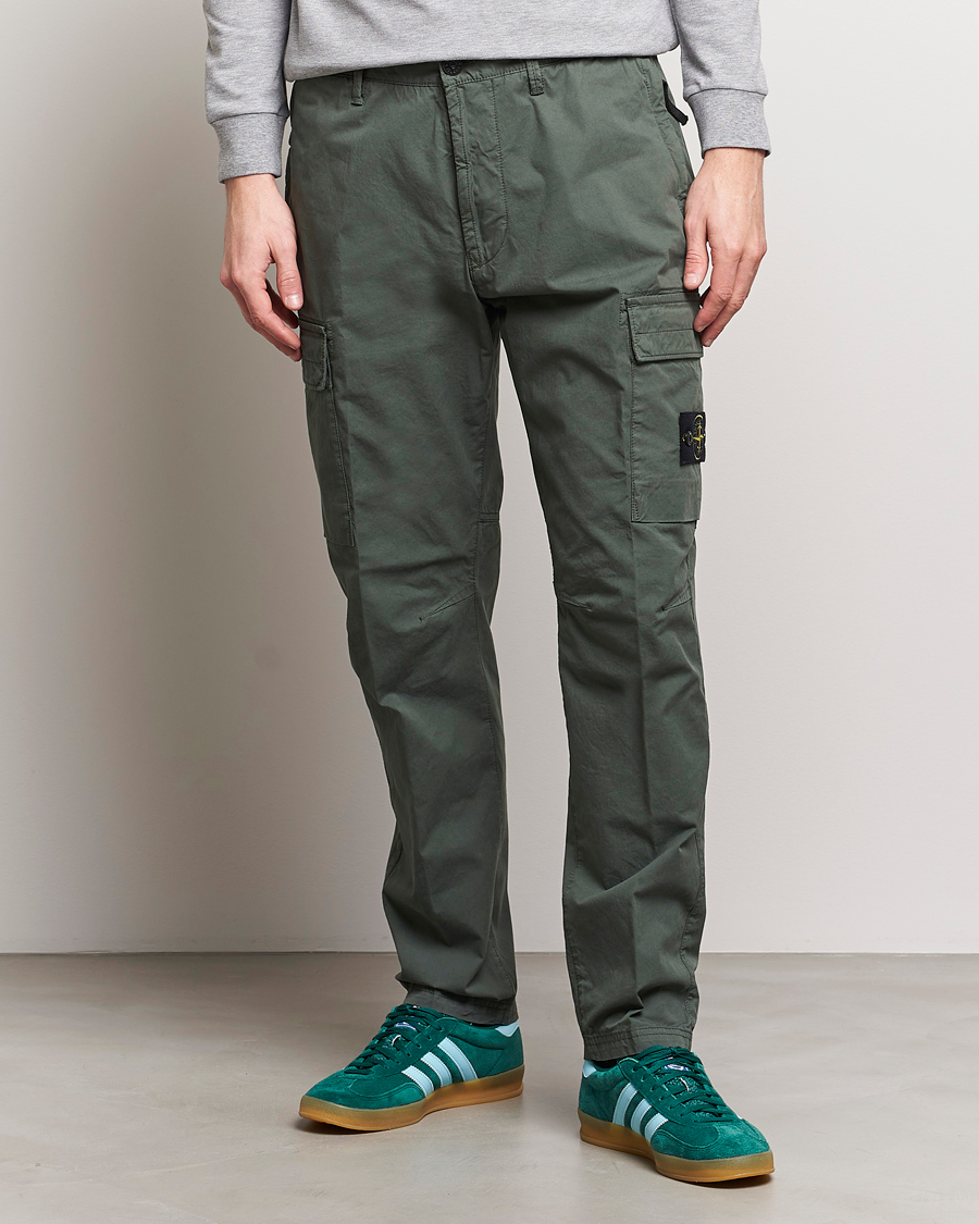 Mies | Housut | Stone Island | Tapered Supima Cotton Cargo Pants Musk