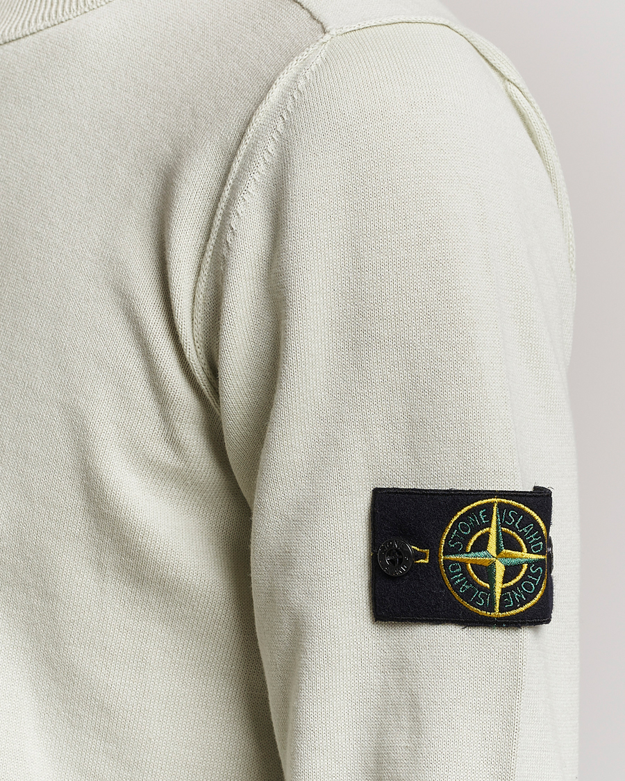 Mies | Puserot | Stone Island | Soft Organic Cotton Crew Neck Pistachio