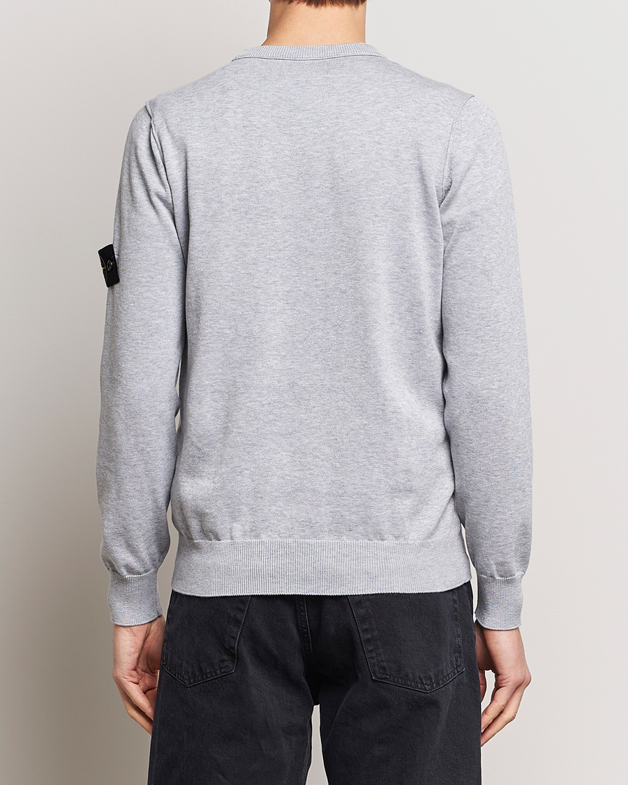 Mies | Puserot | Stone Island | Soft Organic Cotton Crew Neck Dark Grey Melange