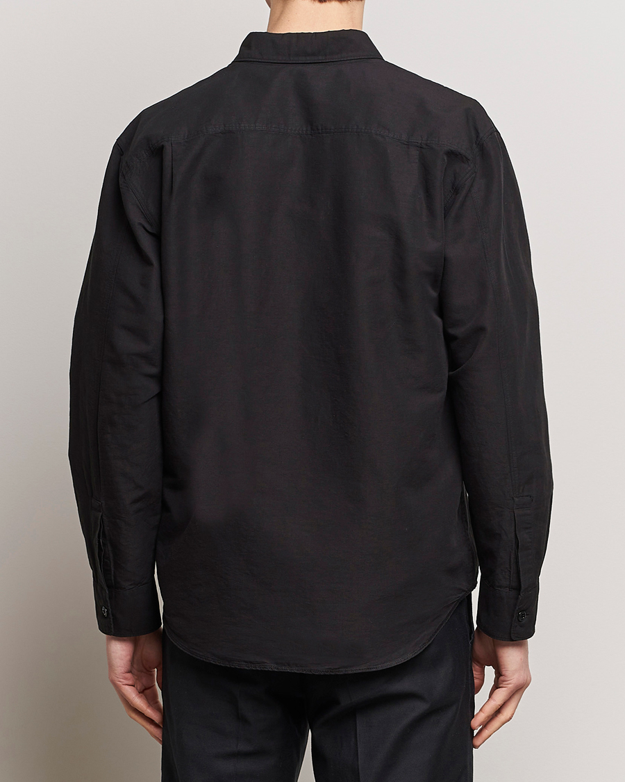 Mies | Kauluspaidat | Stone Island | Cotton/Hemp Pocket Overshirt Black