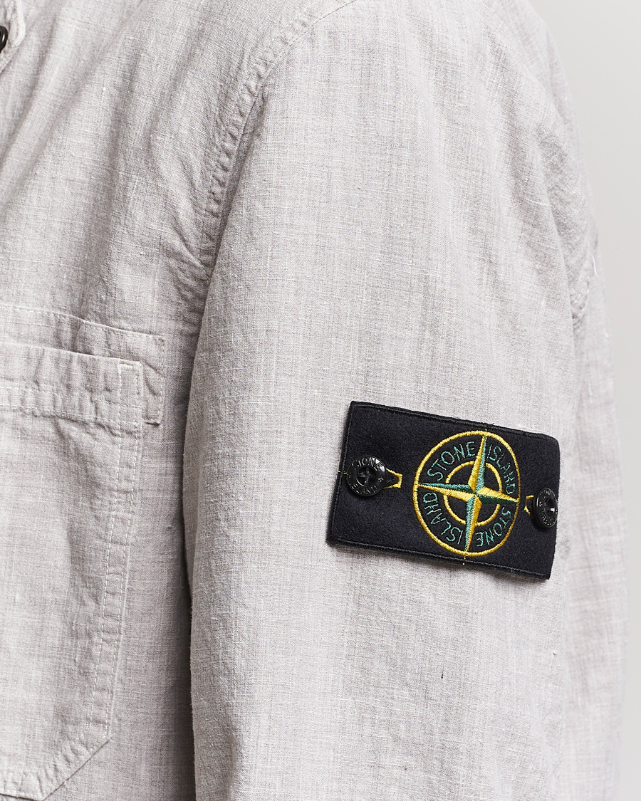 Mies | Puvut | Stone Island | Linen Nylon Relaxed Suit Dove Grey
