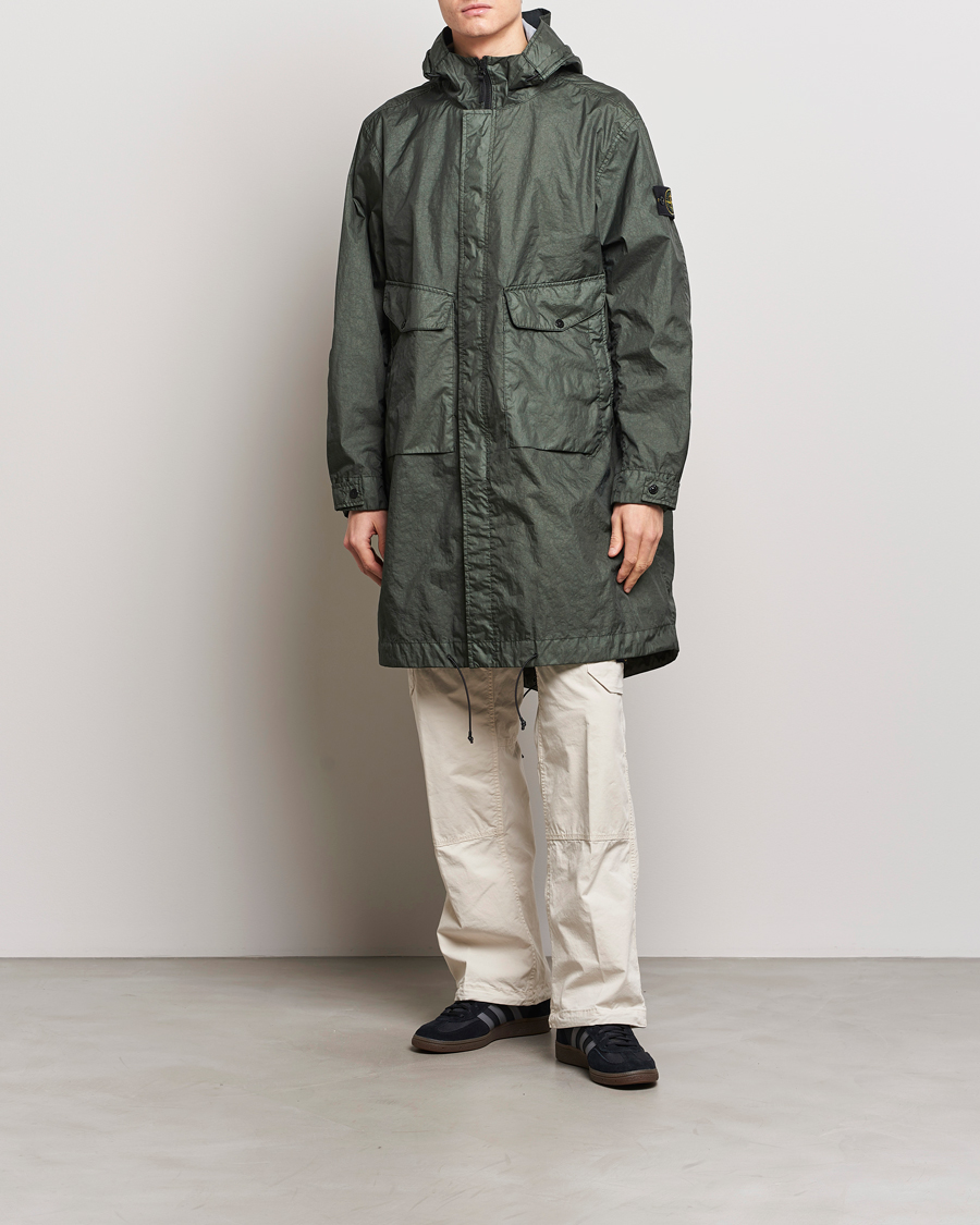 Mies | Takit | Stone Island | Membrana Fishtail Coat Musk
