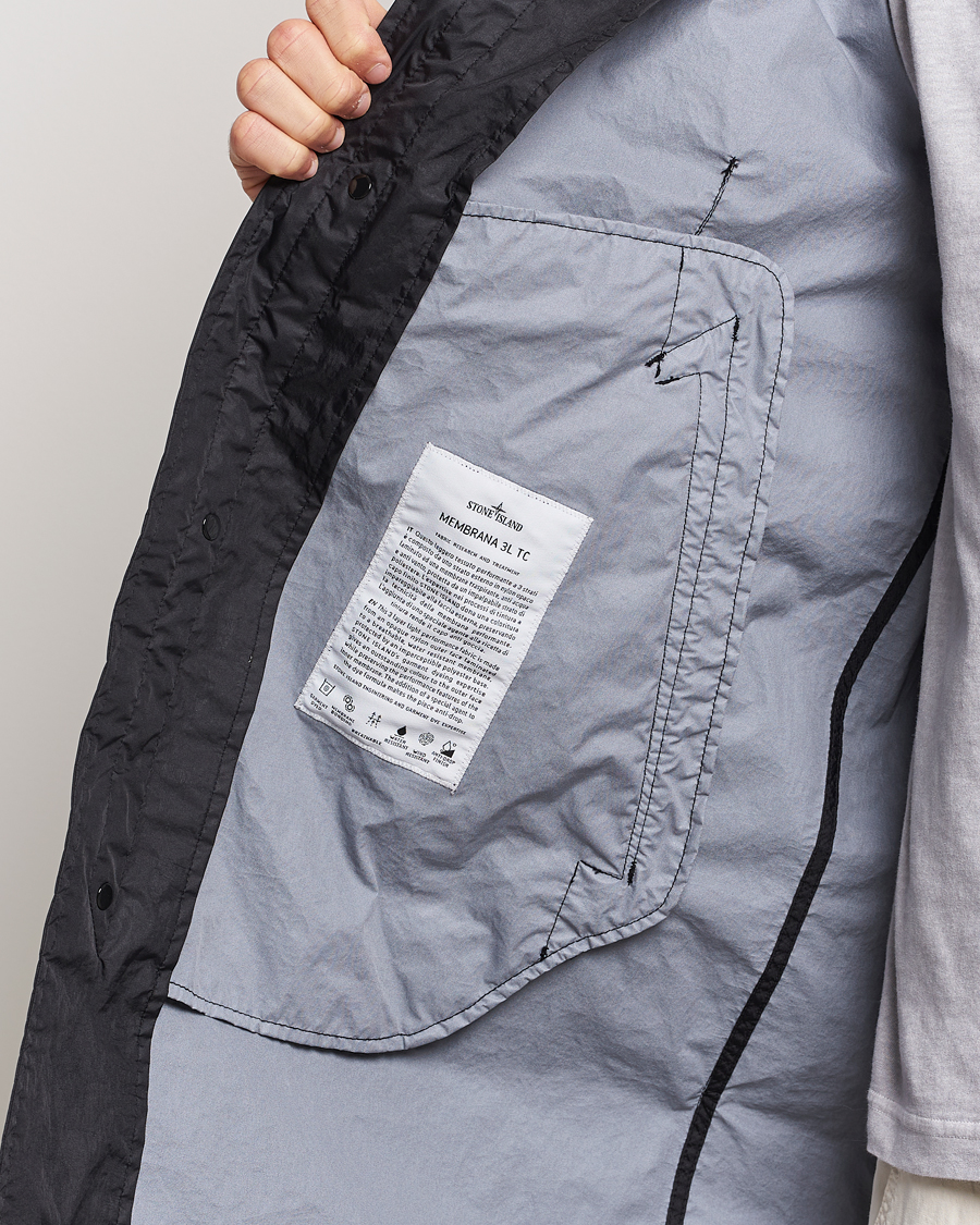 Mies | Takit | Stone Island | Membrana Coat Black