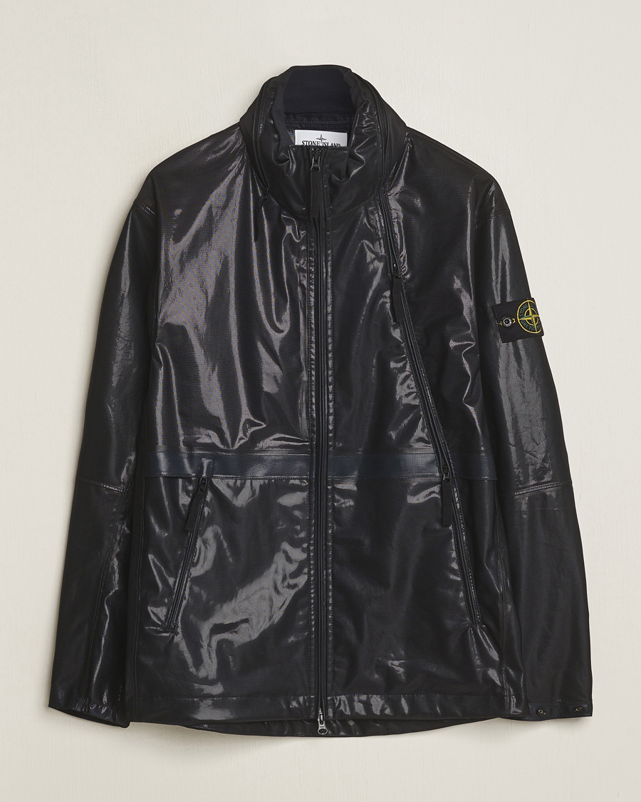 Mies | Takit | Stone Island | Metallic Run Proof Nylon Jacket Cobalt Blue