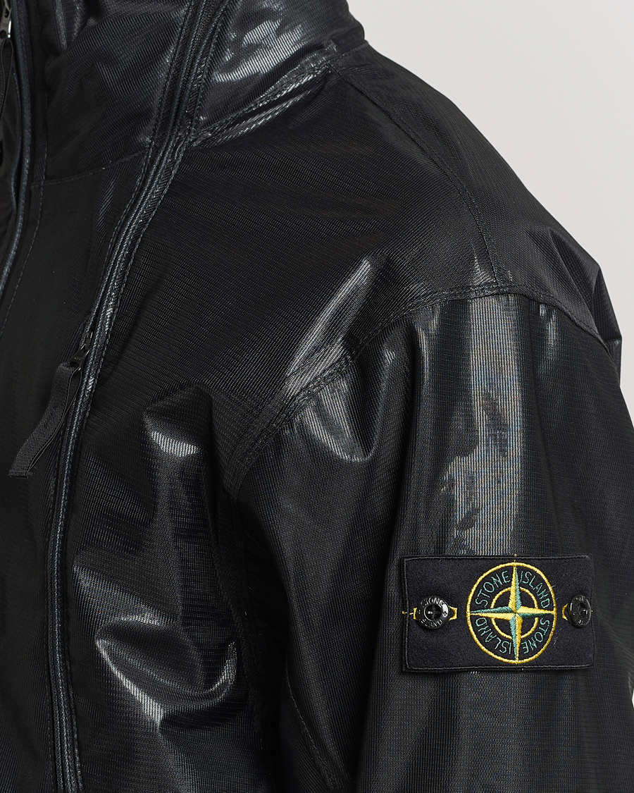 Mies | Takit | Stone Island | Metallic Run Proof Nylon Jacket Cobalt Blue