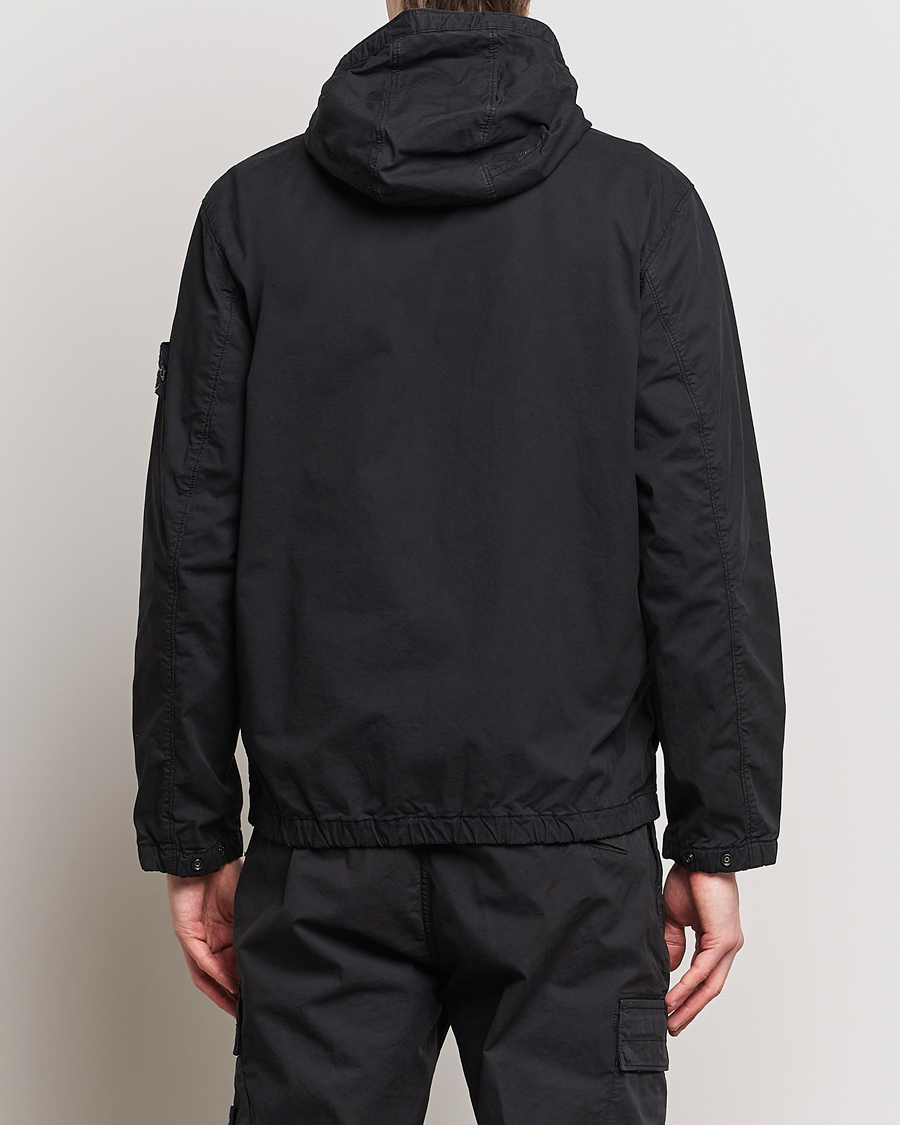 Mies | Takit | Stone Island | Supima Cotton Hooded Jacket Black