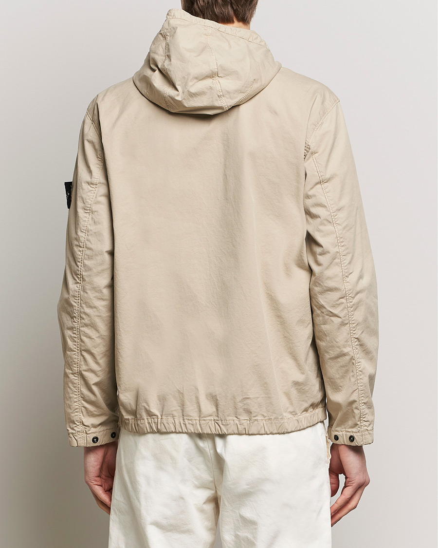 Mies | Takit | Stone Island | Supima Cotton Hooded Jacket Sand