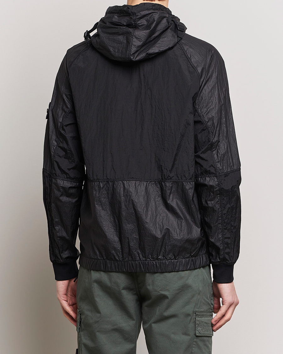Mies | Takit | Stone Island | Nylon Metal Hooded Jacket Black