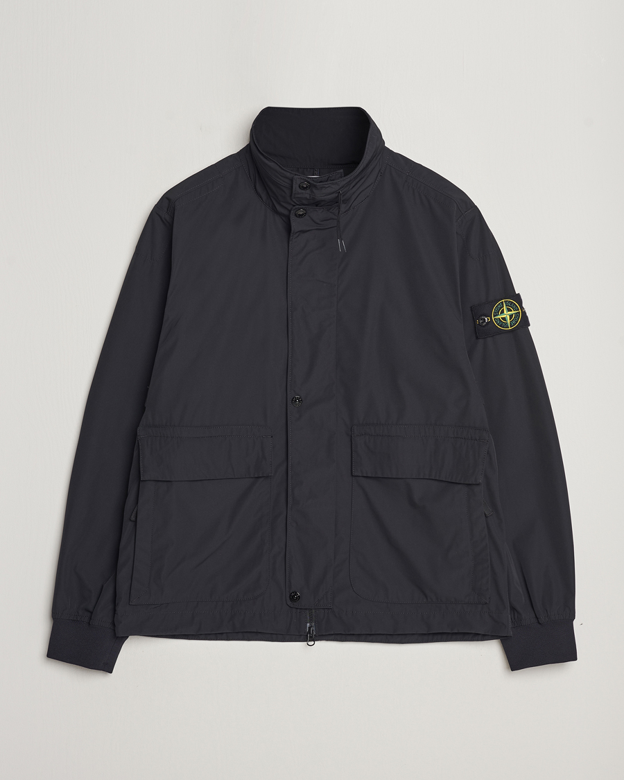 Mies | Takit | Stone Island | Micro Twill Hooded Jacket Black